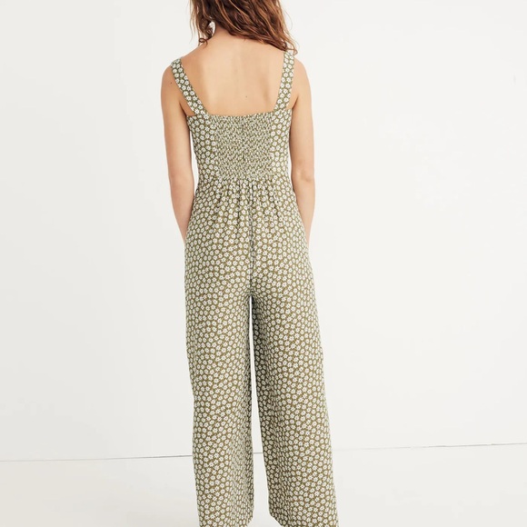 MADEWELL ~ Plumeria Cutout Jumpsuit in Mini Daisy Size 0 - Picture 3 of 13